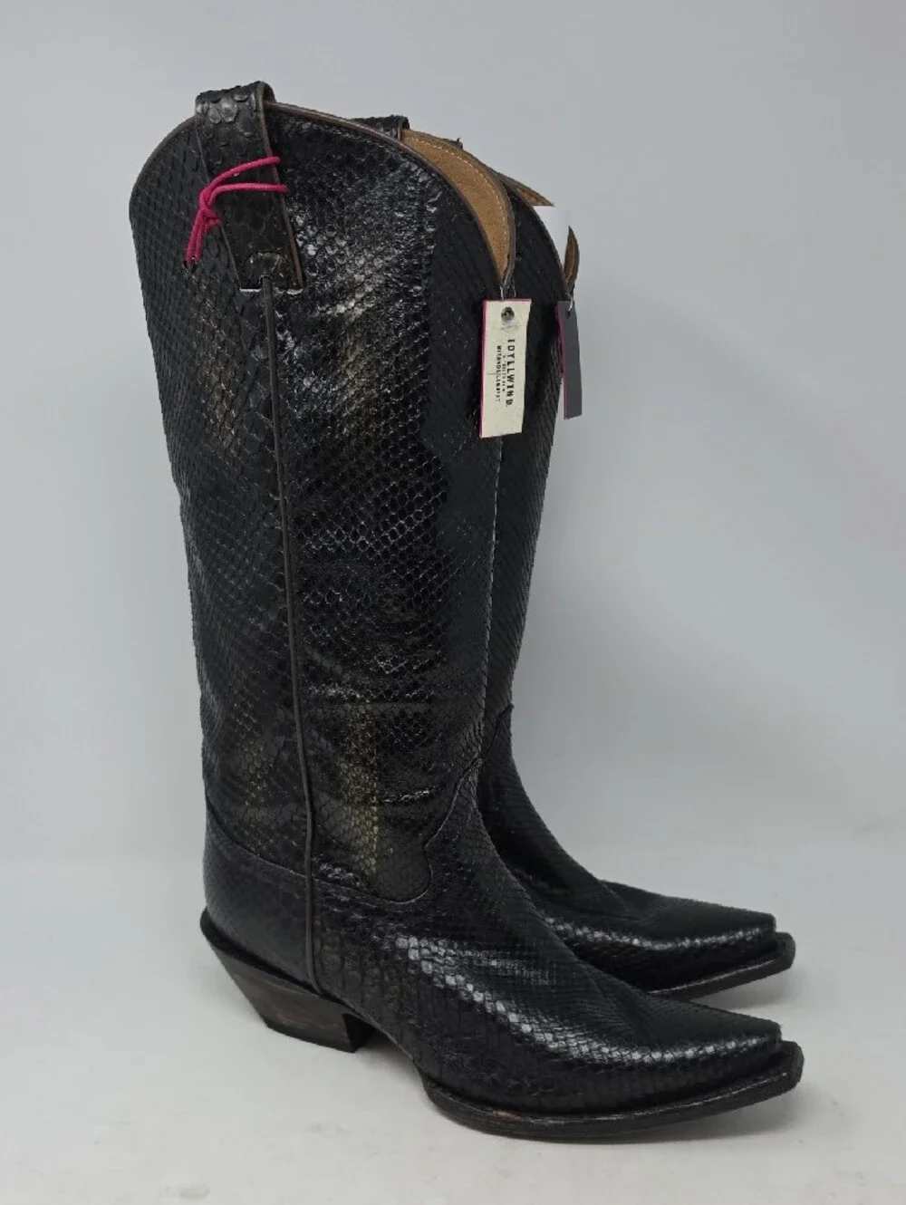 Idyllwind Women's Slay Exotic Python Tall Western Boots Snip Toe Size 9 - Picture 3 of 6